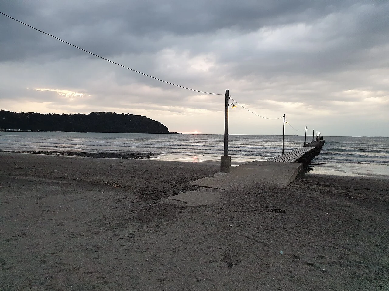 原岡桟橋の実際の風景